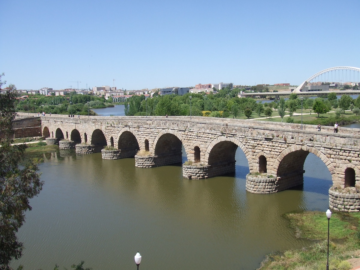 Puente Romano sobre el Guadiana